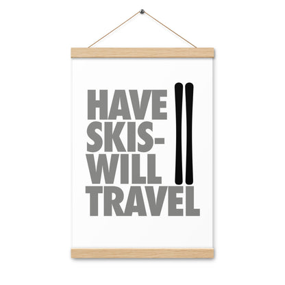 CS0032 - 06008 - Have Skis Will Travel Poster with hangers