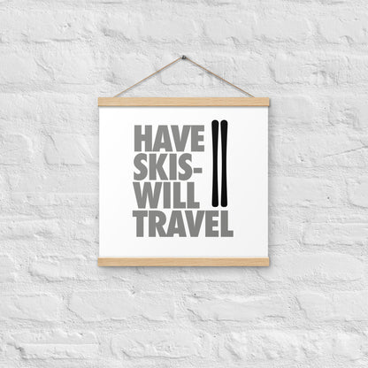 CS0032 - 06008 - Have Skis Will Travel Poster with hangers