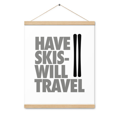 CS0032 - 06008 - Have Skis Will Travel Poster with hangers