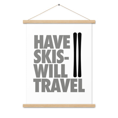 CS0032 - 06008 - Have Skis Will Travel Poster with hangers