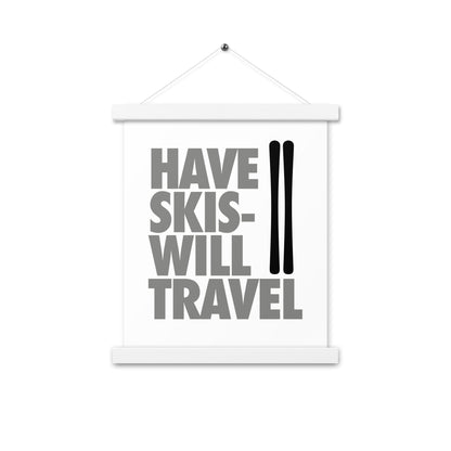 CS0032 - 06008 - Have Skis Will Travel Poster with hangers