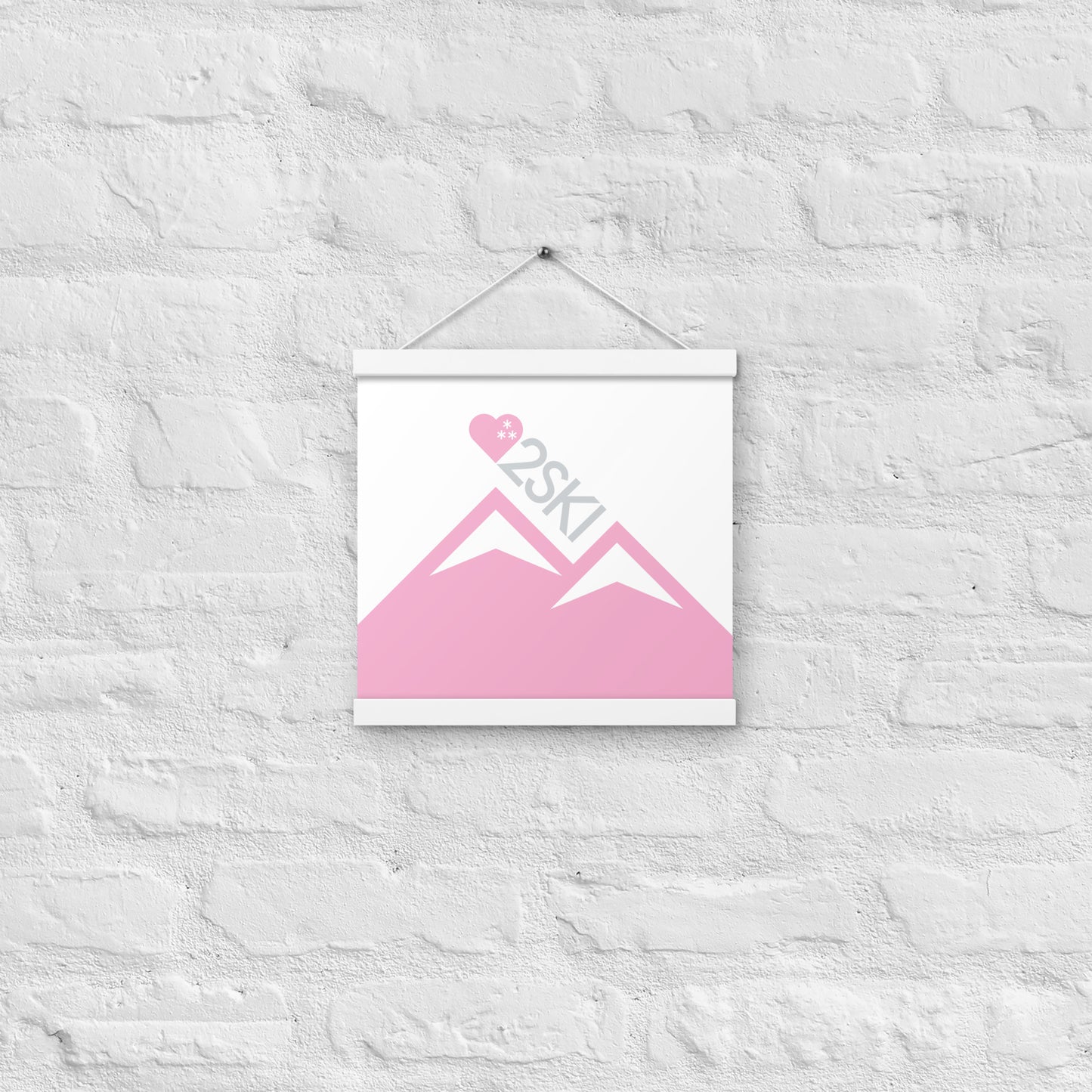 CS0027 - 06008 - LOVE2SKI Poster with hangers