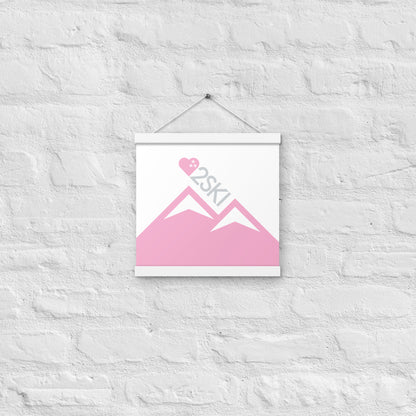 CS0027 - 06008 - LOVE2SKI Poster with hangers