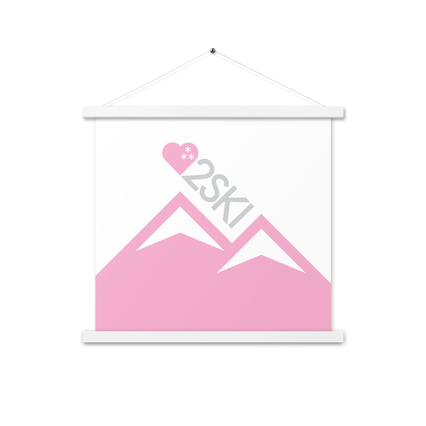 CS0027 - 06008 - LOVE2SKI Poster with hangers