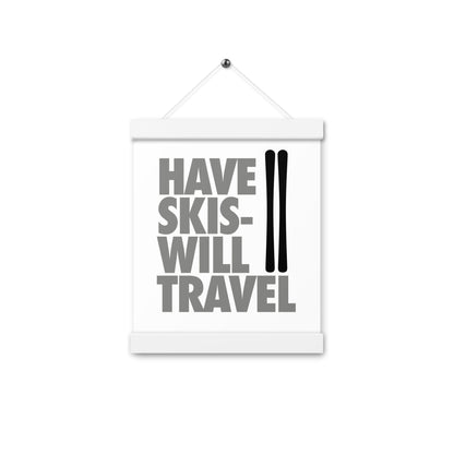 CS0032 - 06008 - Have Skis Will Travel Poster with hangers