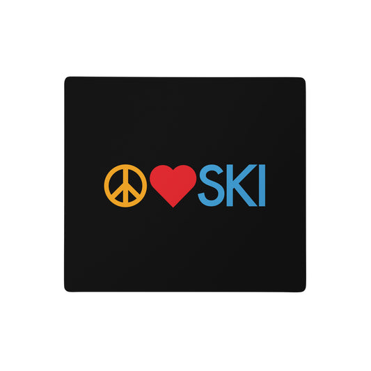 CS0026 - 05007 - Peace | Love | SKI Gaming mouse pad