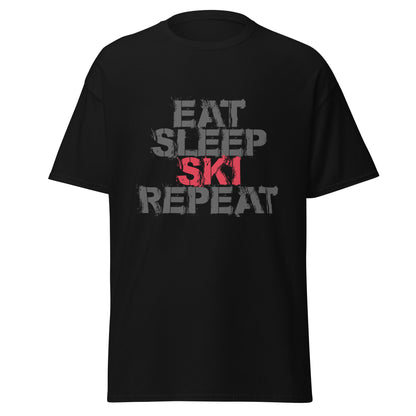 CS0048 - 01001 - Eat Sleep Ski Repeat Men's classic tee