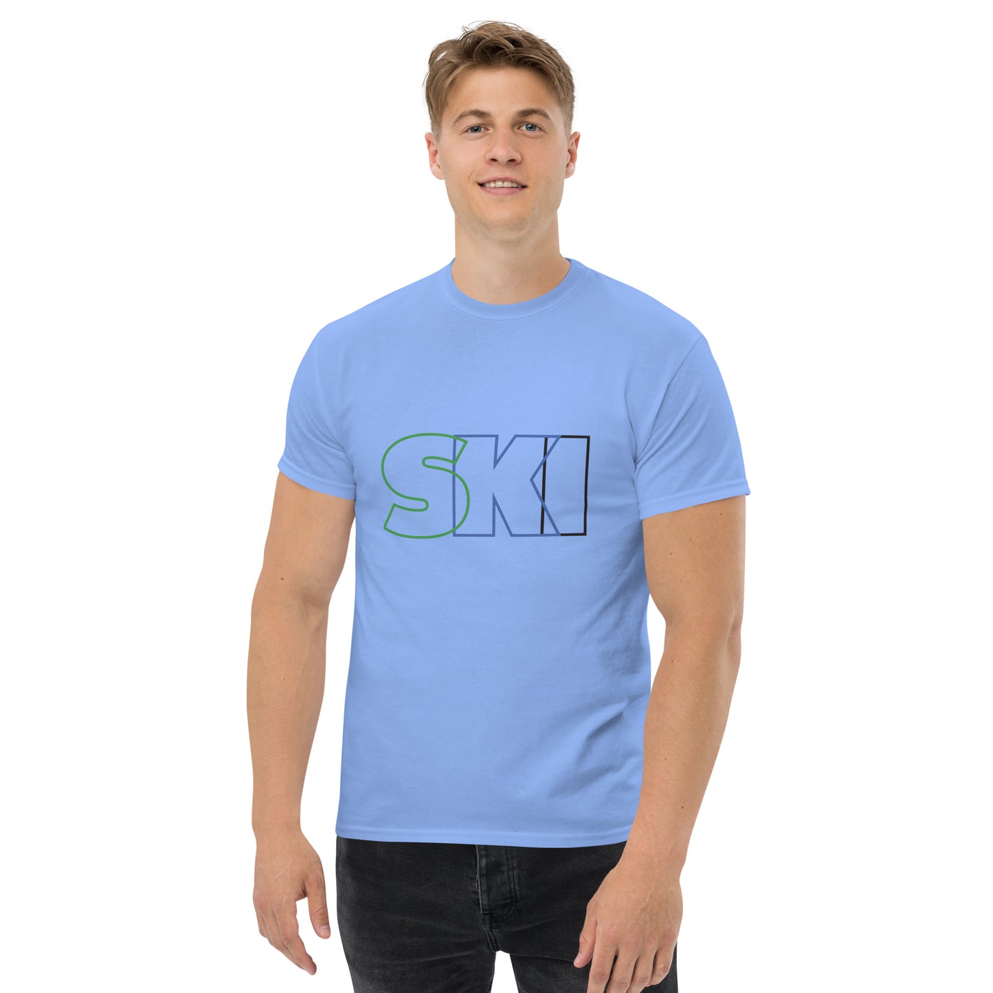 CS0052 - 01001 - SKI Outlined Men's classic tee