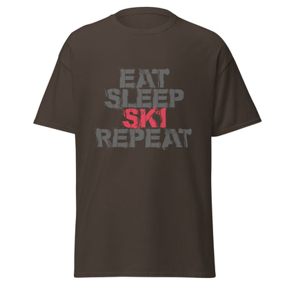 CS0048 - 01001 - Eat Sleep Ski Repeat Men's classic tee