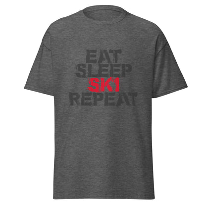 CS0048 - 01001 - Eat Sleep Ski Repeat Men's classic tee