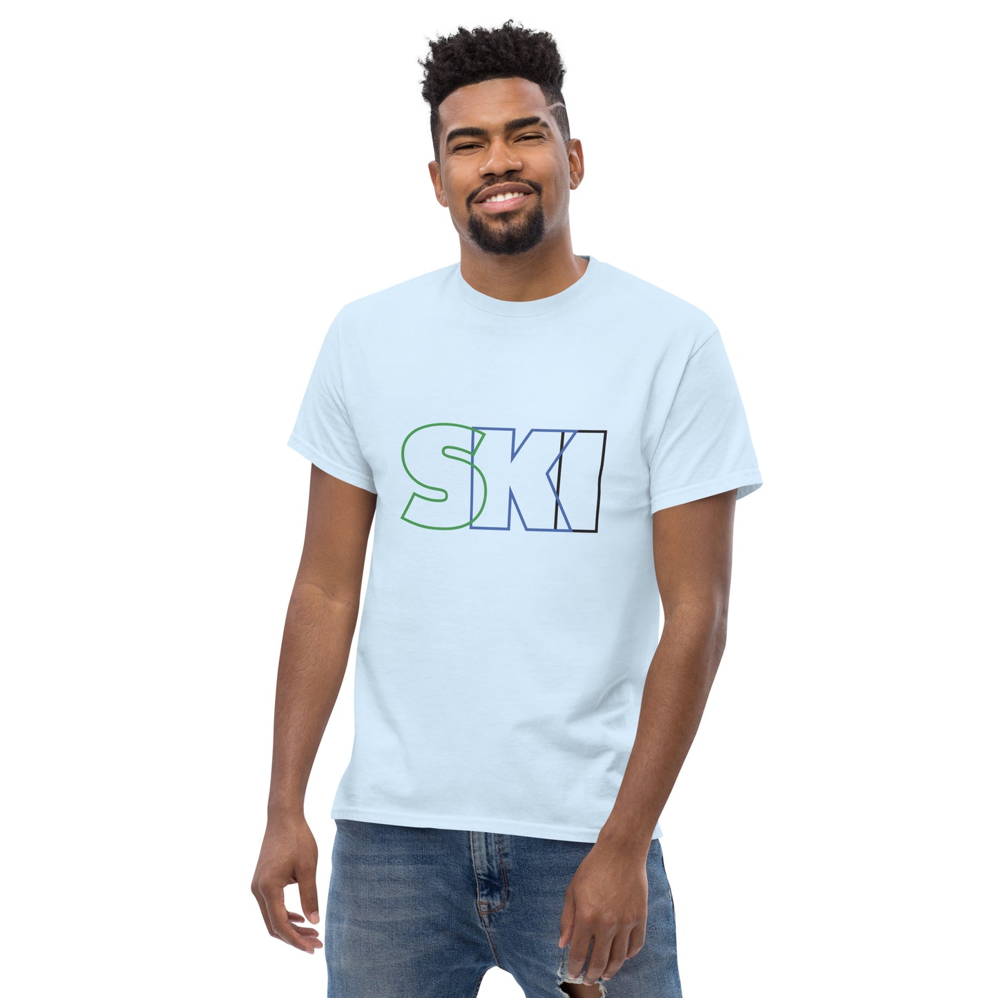 CS0052 - 01001 - SKI Outlined Men's classic tee