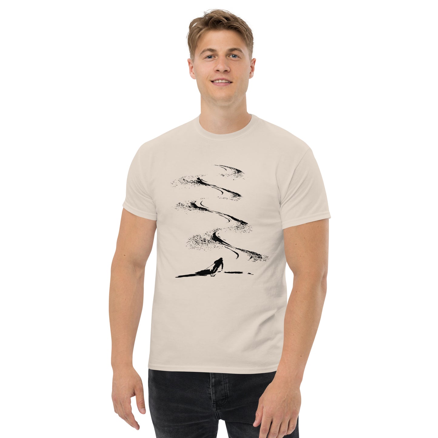 CS0043 - 01001 - Fresh Tracks Men's classic tee