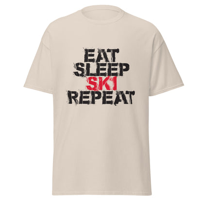 CS0048 - 01001 - Eat Sleep Ski Repead Men's classic tee