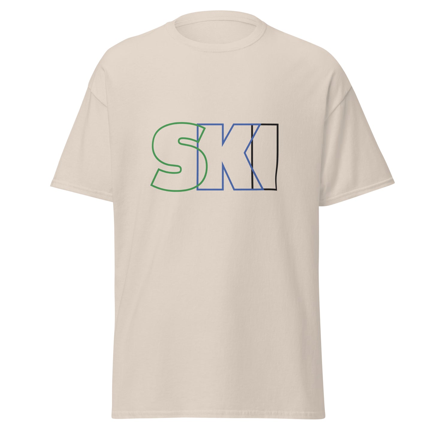 CS0052 - 01001 - SKI Outlined Men's classic tee