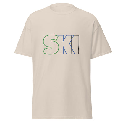 CS0052 - 01001 - SKI Outlined Men's classic tee