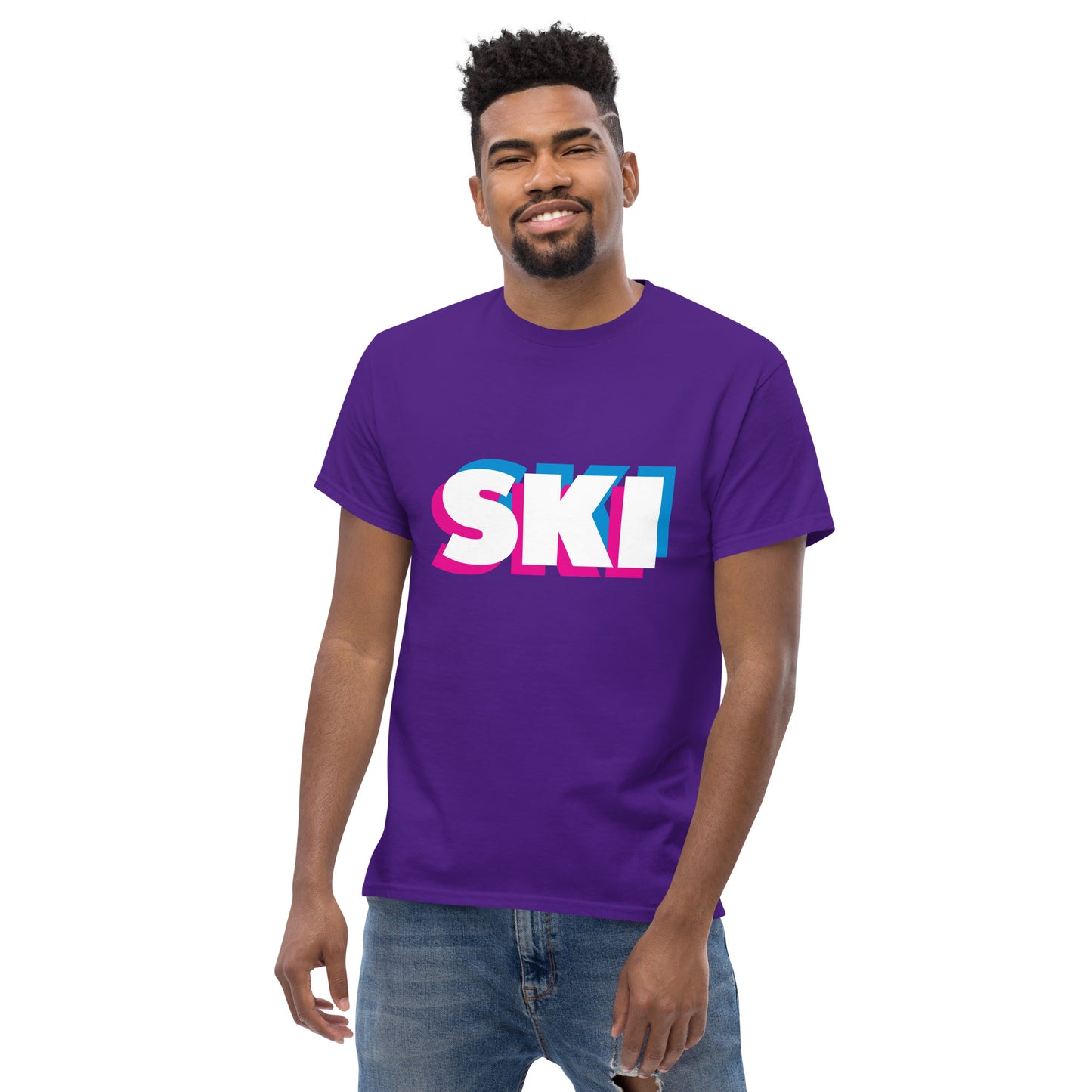 CS0058 - 01001 - 3D SKI Men's classic tee