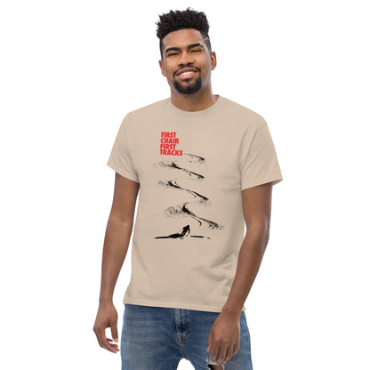 CS0042 - 01001 - First Chair First Tracks Men's classic tee