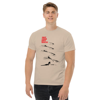 CS0042 - 01001 - First Chair First Tracks Men's classic tee