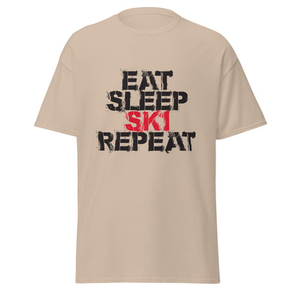 CS0048 - 01001 - Eat Sleep Ski Repead Men's classic tee