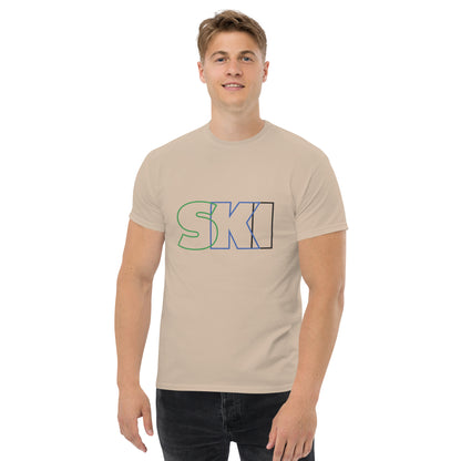 CS0052 - 01001 - SKI Outlined Men's classic tee