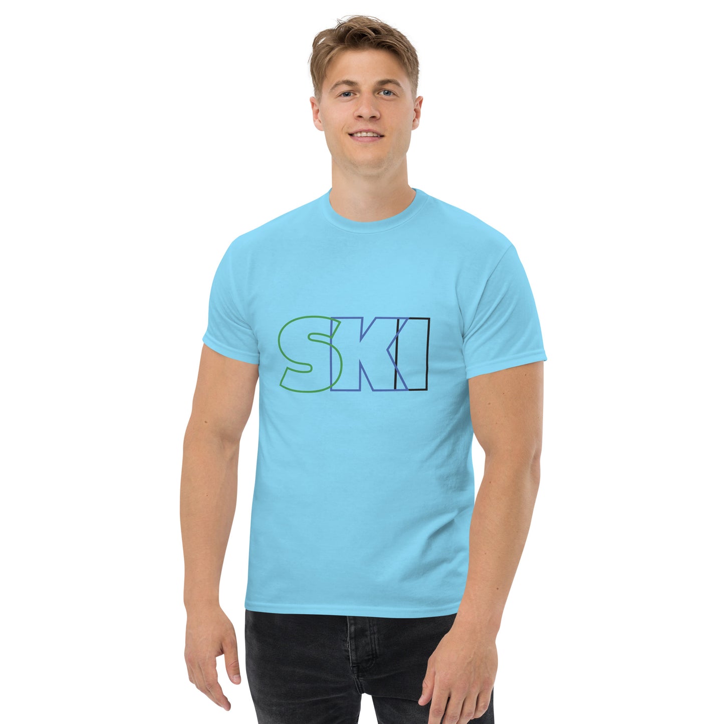 CS0052 - 01001 - SKI Outlined Men's classic tee