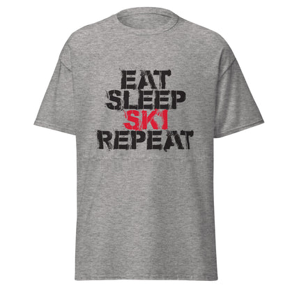 CS0048 - 01001 - Eat Sleep Ski Repead Men's classic tee