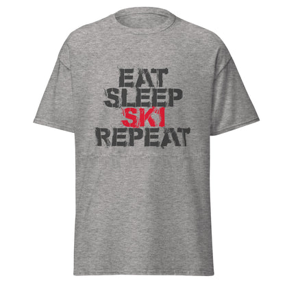 CS0048 - 01001 - Eat Sleep Ski Repeat Men's classic tee