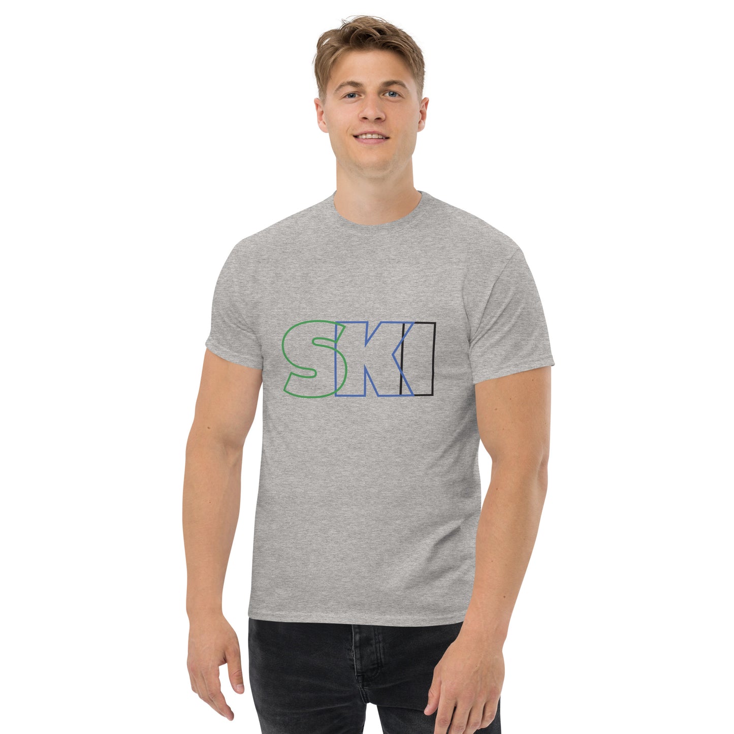 CS0052 - 01001 - SKI Outlined Men's classic tee