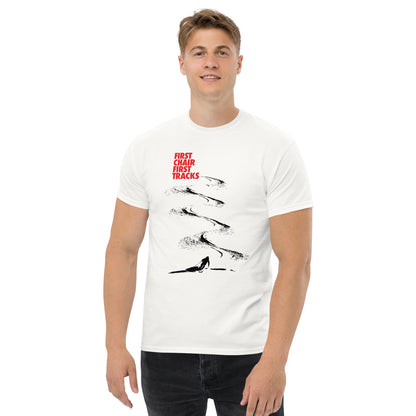 CS0042 - 01001 - First Chair First Tracks Men's classic tee