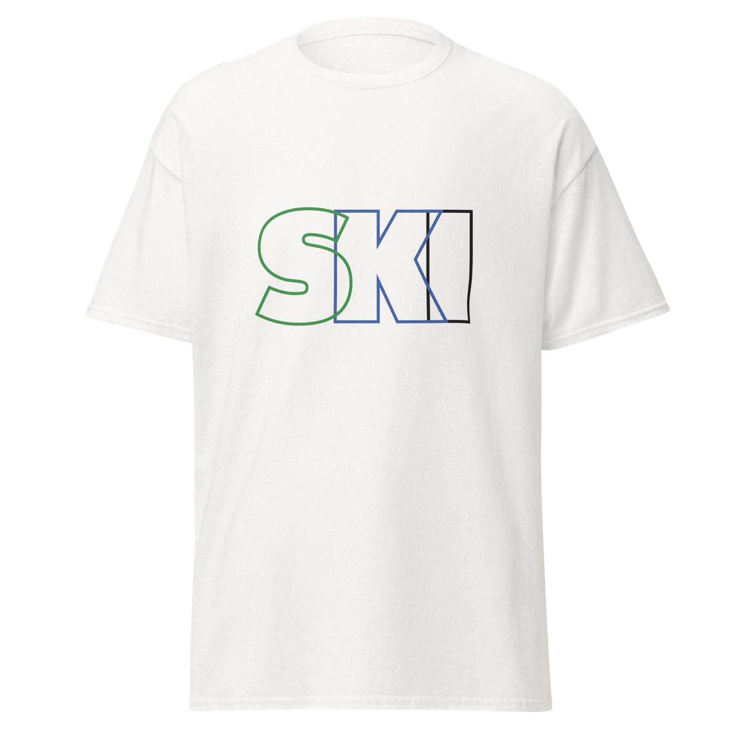 CS0052 - 01001 - SKI Outlined Men's classic tee