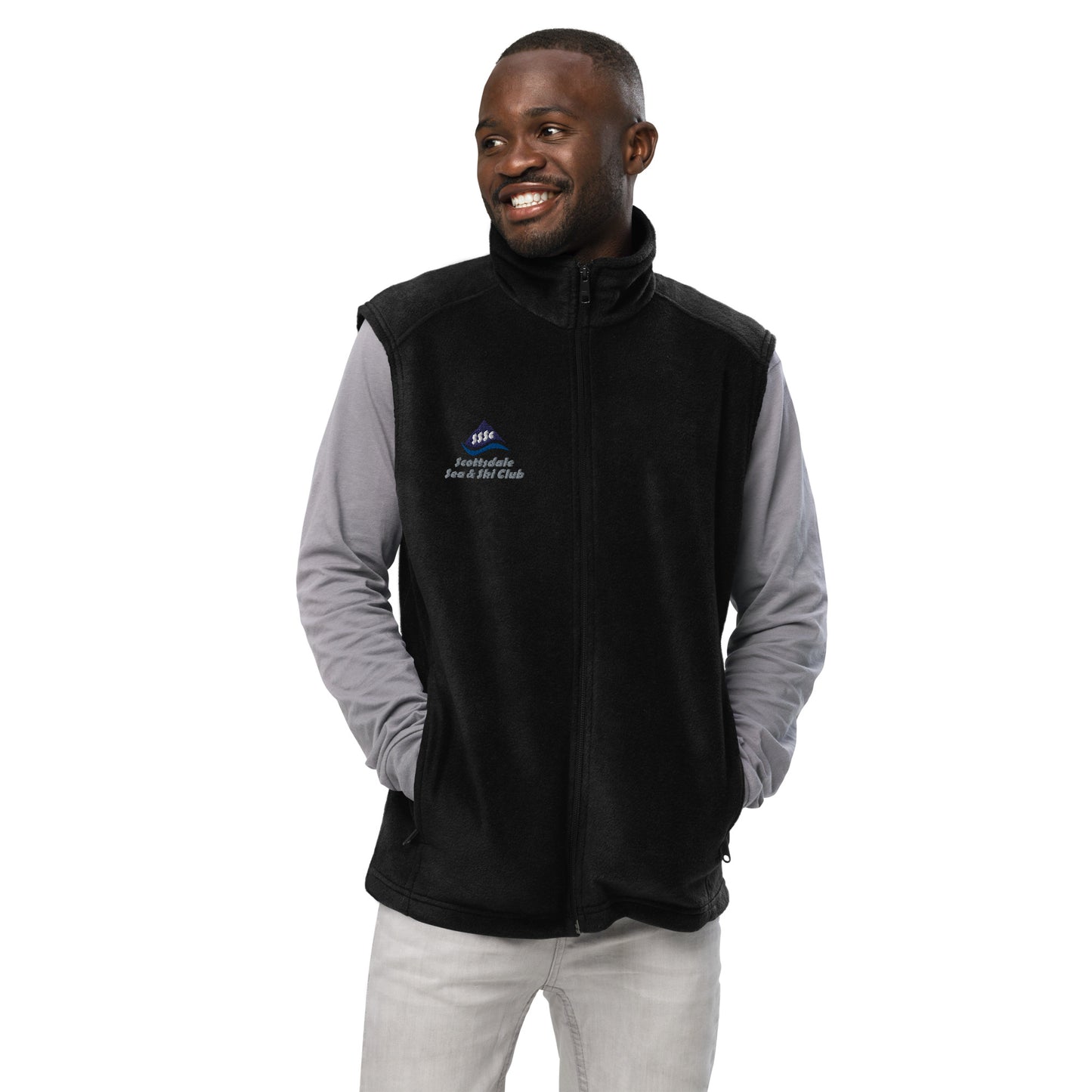 SSASC0018 - 01006 Men’s Columbia Fleece Vest (Embroidered)