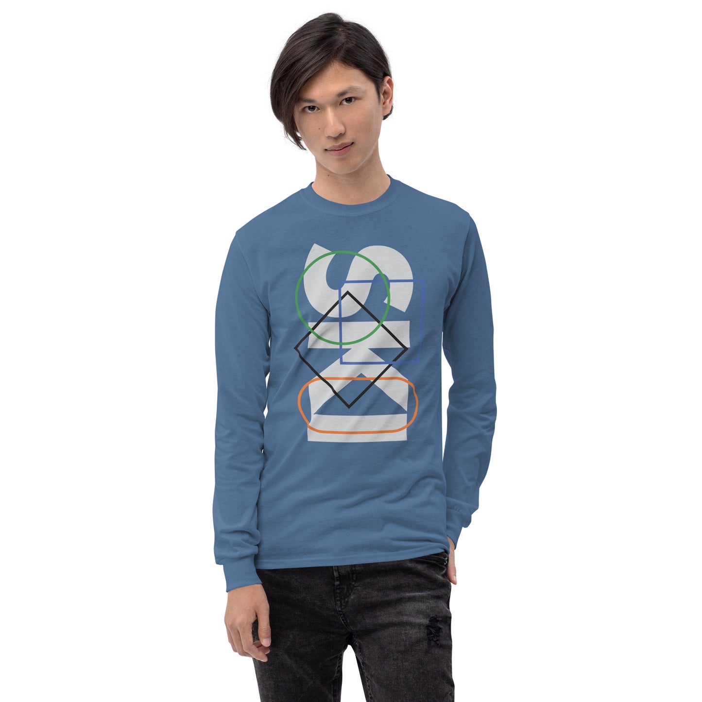 CS0044 - 01001 - SKI Icons Outlined Unisex Long Sleeve Shirt