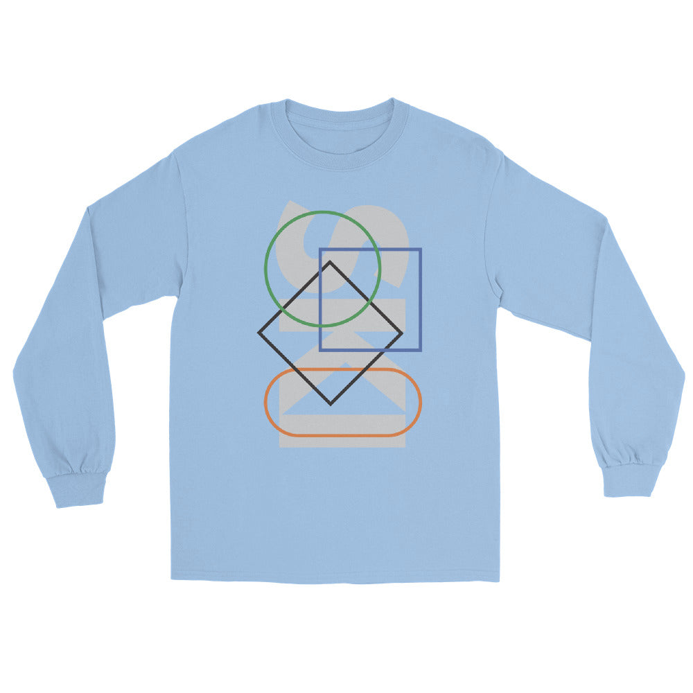 CS0044 - 01001 - SKI Icons Outlined Unisex Long Sleeve Shirt