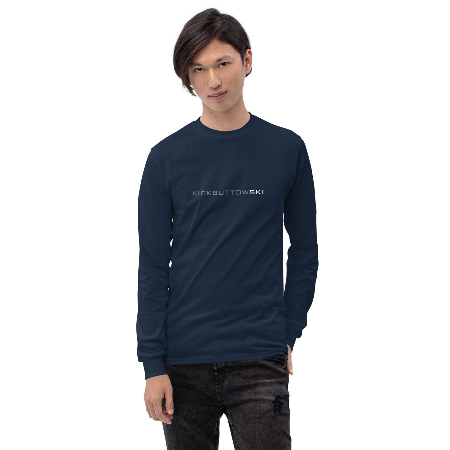 CS0068 - 01001 - Kickbuttowski Men’s Long Sleeve Shirt