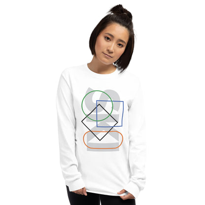 CS0044 - 01001 - SKI Icons Outlined Unisex Long Sleeve Shirt