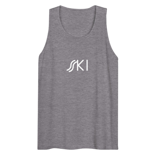 CS0030 - 01001 - SKI Tracks Men’s premium tank top