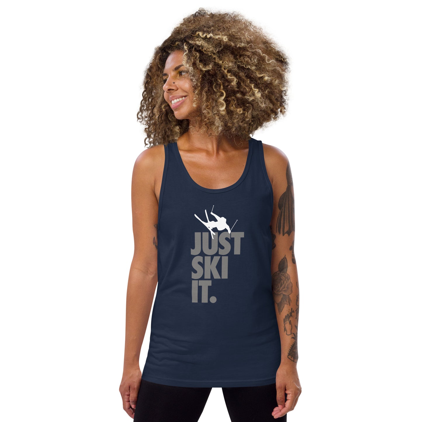 CS0031 - 01003 - Just Ski It Unisex Tank Top