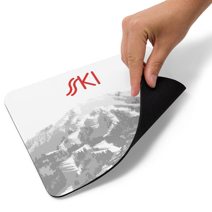 CS0030 - 05007 - SKI Tracks Print Mouse pad