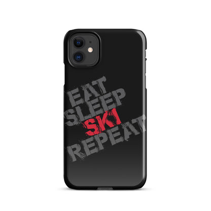 CS0048 - 05004 - Eat Sleep Ski Repeat Snap case for iPhone®