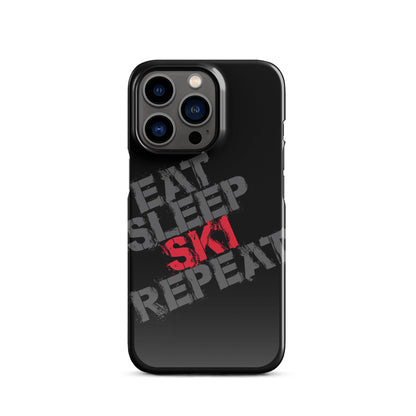 CS0048 - 05004 - Eat Sleep Ski Repeat Snap case for iPhone®