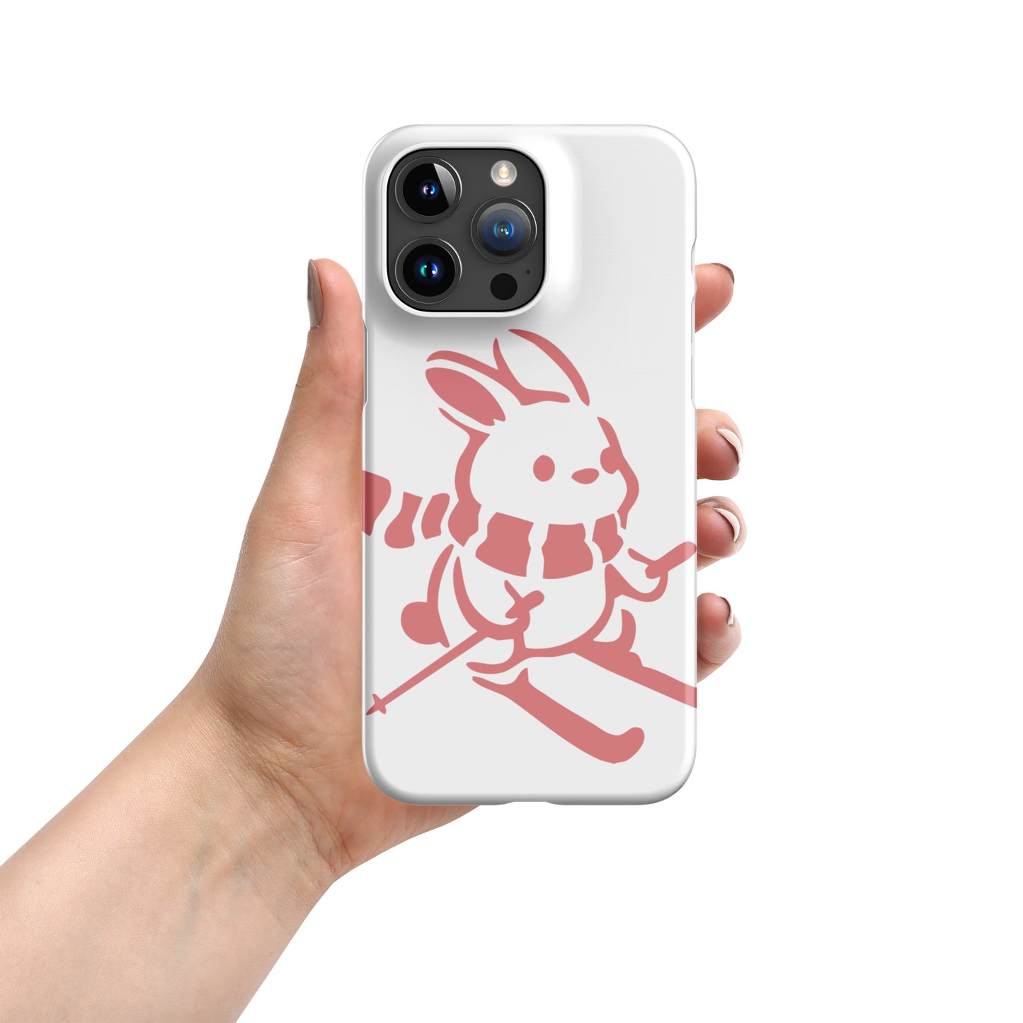 CS0011 - 05004 - Ski Bunny Snap case for iPhone® (White)