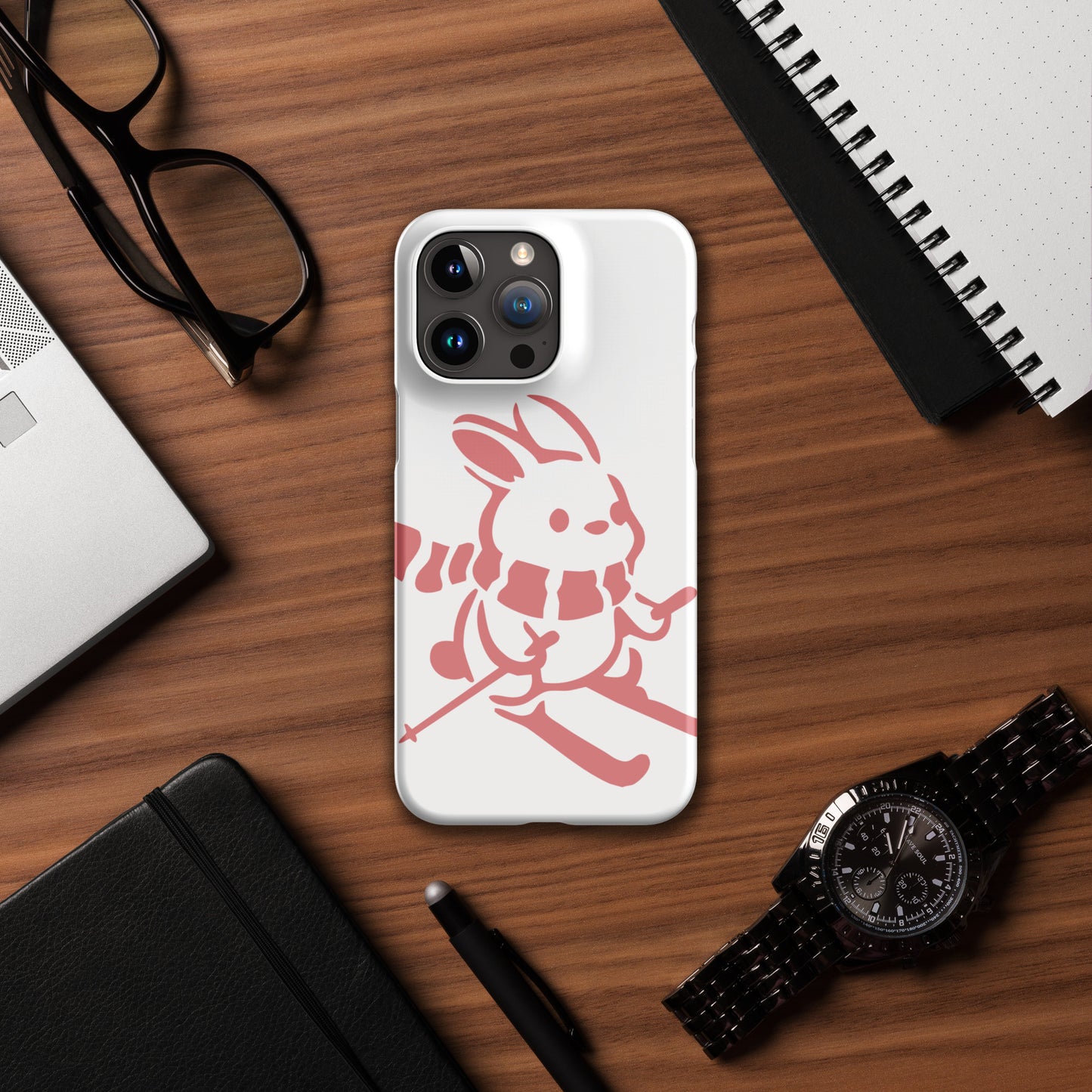 CS0011 - 05004 - Ski Bunny Snap case for iPhone® (White)