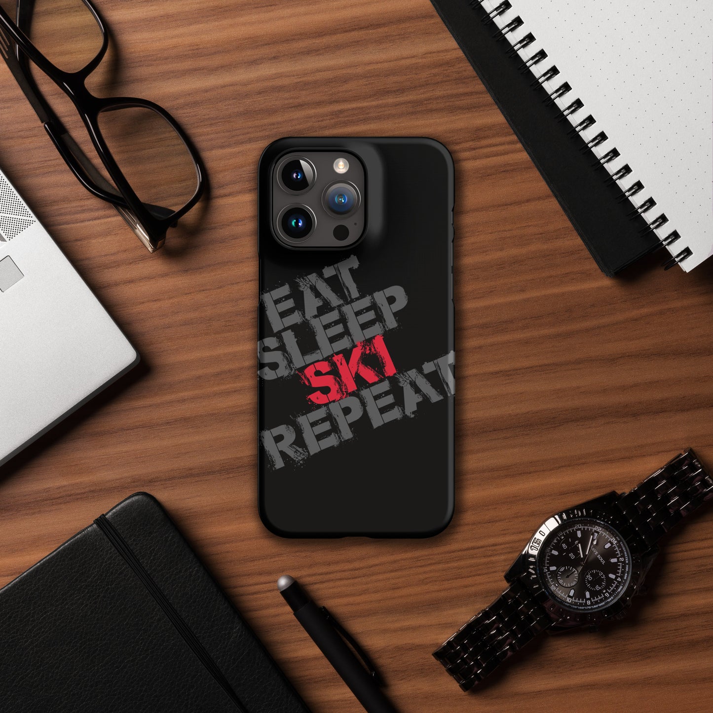 CS0048 - 05004 - Eat Sleep Ski Repeat Snap case for iPhone®