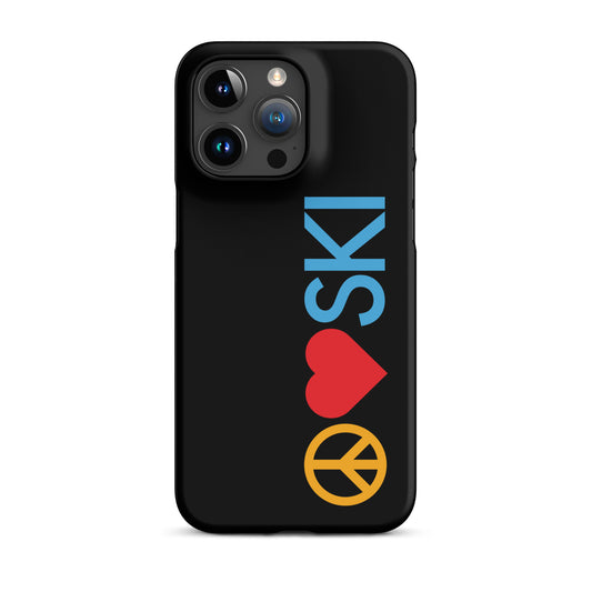 CS0026 - 05004 - Peace | Love | SKI Snap case for iPhone®