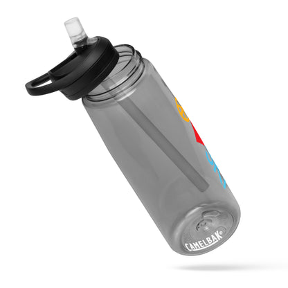 CS0026 - 06002 - Peace | Love | SKI Sports water bottle