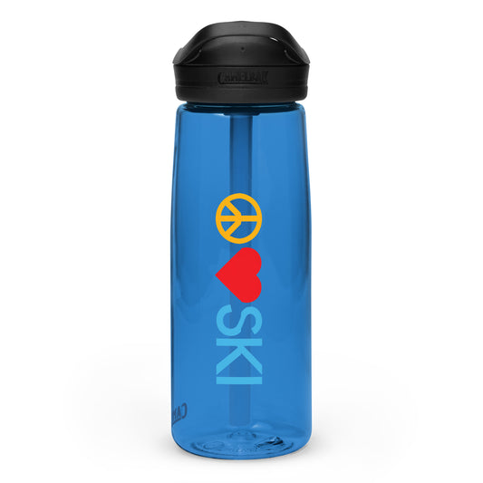 CS0026 - 06002 - Peace | Love | SKI Sports water bottle