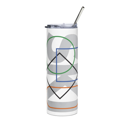 CS0044 - 06002 - SKI Icons Outlined Stainless steel tumbler