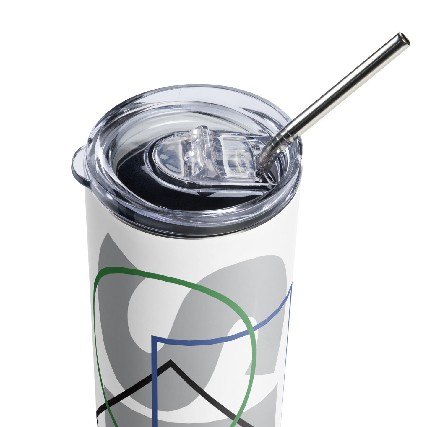 CS0044 - 06002 - SKI Icons Outlined Stainless steel tumbler