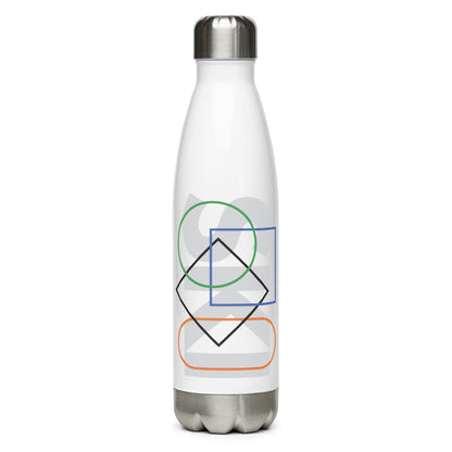 CS0044 - 06002 - SKI Icons Outlined Stainless Steel Water Bottle