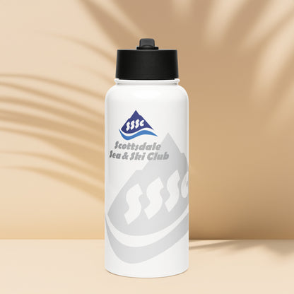 SSASC0073 - 06002 Stainless steel water bottle with a straw lid